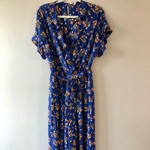 Floral Jumpsuit Vici Collection Sz L